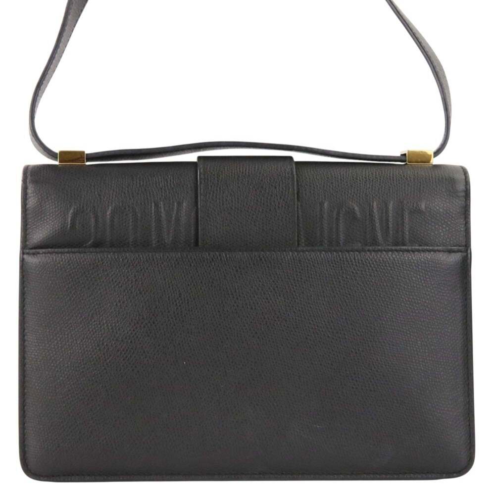 CHRISTIAN DIOR Black Leather Shoulder Bag - Picture 5 of 14